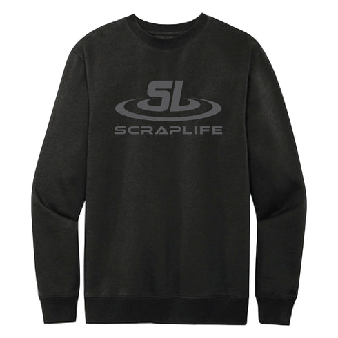 Scraplife SL Logo Crew Neck Sweatshirt - Black