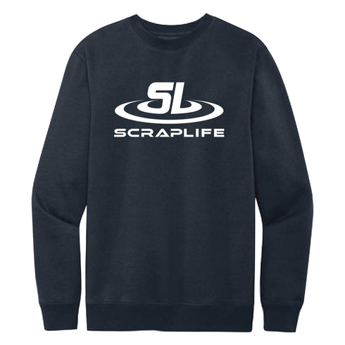 Scraplife SL Logo Crew Neck Sweatshirt - Navy