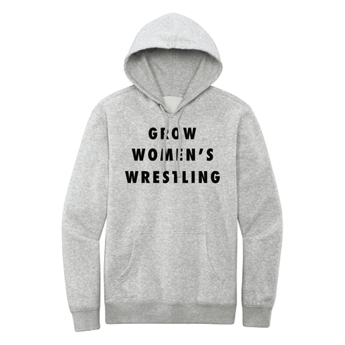 D1 Women's Wrestling - Grow Women's Wrest. Hooded Sweatshirt - Grey Heather