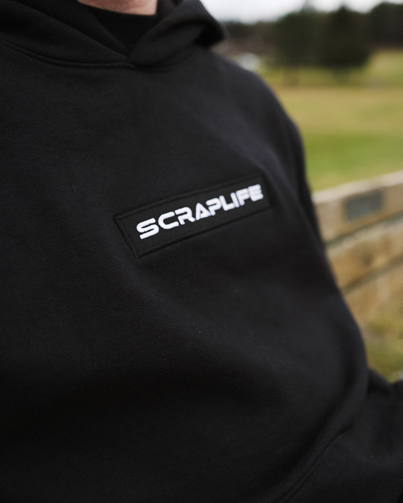 Scraplife Block Logo LE Heavy Fleece Hooded Pullover Sweatshirt Collections Email Automation Promos Included Hoodies Hoodies & Pullovers & Jackets MemorialDay2024 Men's New Arrivals New Releases no_inventory pullovers & jackets unisex