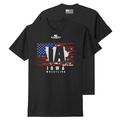 Scraplife State Wrestling Tee - Iowa