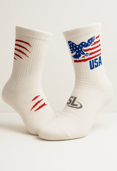 ScrapLife USA Eagle Crew Socks