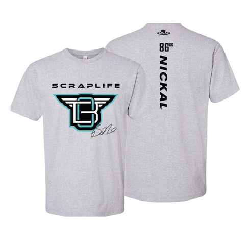 Scraplife "Bo Nickal" Fan Tee Grey - Adult