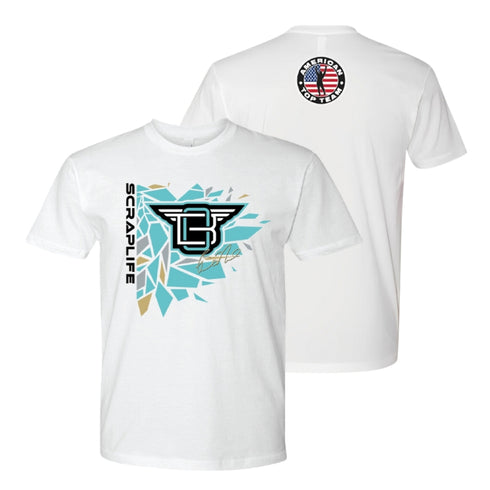 Scraplife Bo Nickal Fight Tee White - Adult