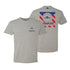 ScrapLife Wrestling Patriotic Tee Grey - Adult