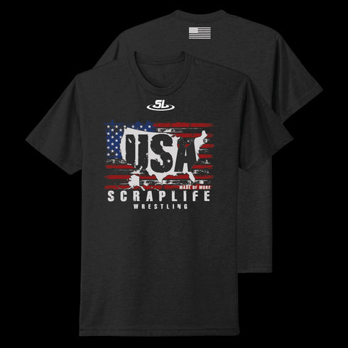 Scraplife State Wrestling Tee - USA