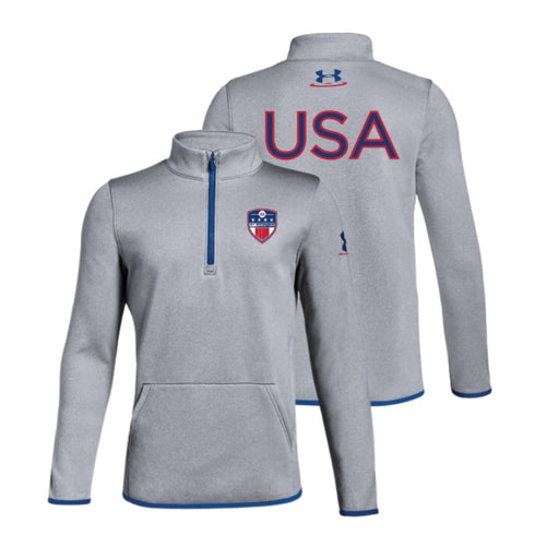 Under Armour Youth Steel Armour Fleece 1/2 Zip