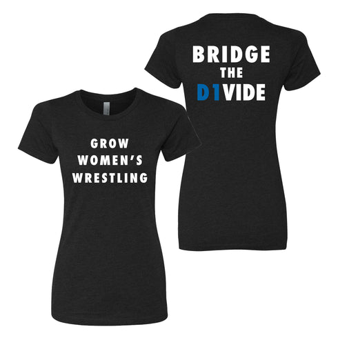 D1 Women's Wrestling - Bridge The Divide Soft Tee - Women's & Youth