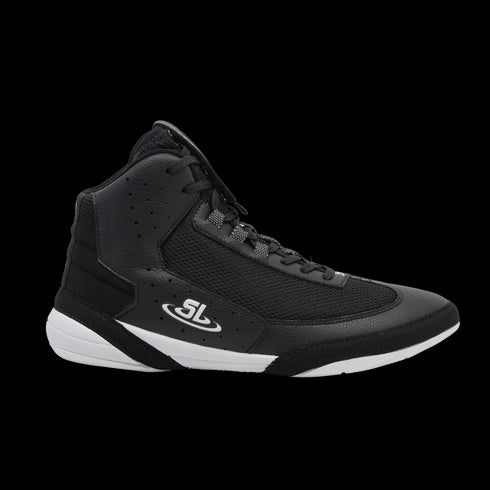 Ascend One - Black/White Wrestling Shoes