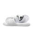 ScrapLife Sport Slides - White With Black Logo Wrestling Shoes