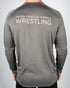 Under Armour Wrestling Men's Gray US Flag Lighter Longer Crew