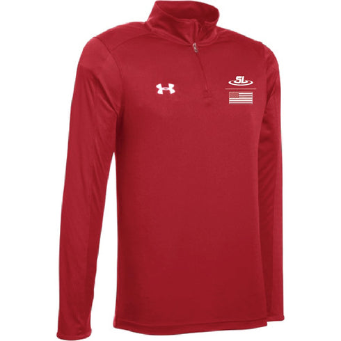 Under Armour x Scraplife Novelty Locker 1/4 Zip Red