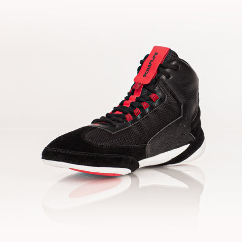 Ascend One - Black/Red Wrestling Shoes
