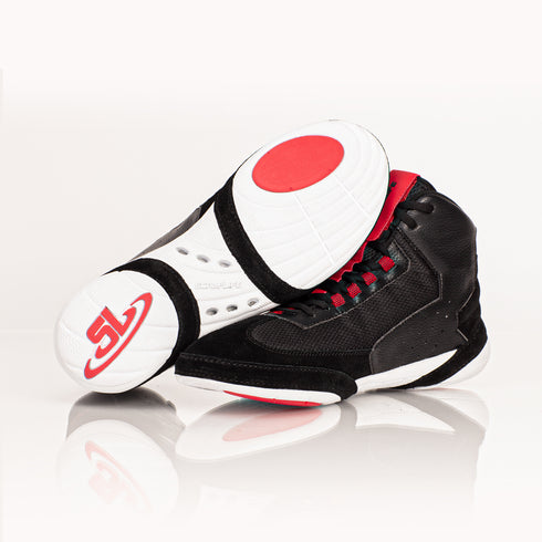 Ascend One - Black/Red Wrestling Shoes
