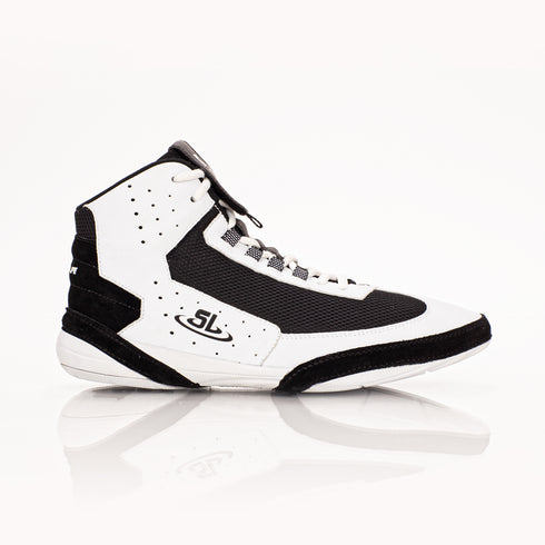 Ascend One - White/Black Wrestling Shoes