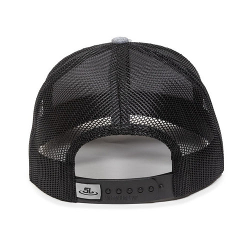 ScrapLife Heather Grey Flag Adjustable Hat