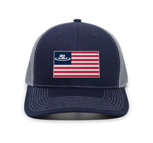 ScrapLife Navy Flag Adjustable Hat