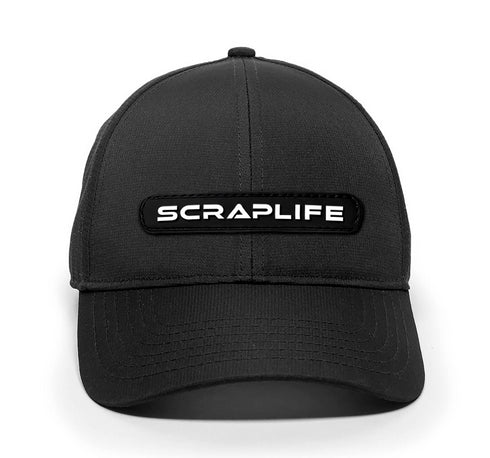 ScrapLife Performace Black Adjustable Hat
