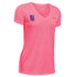 Under Armour Wrestling Women's Pink Threadborne Train Twist V-Neck Tee
