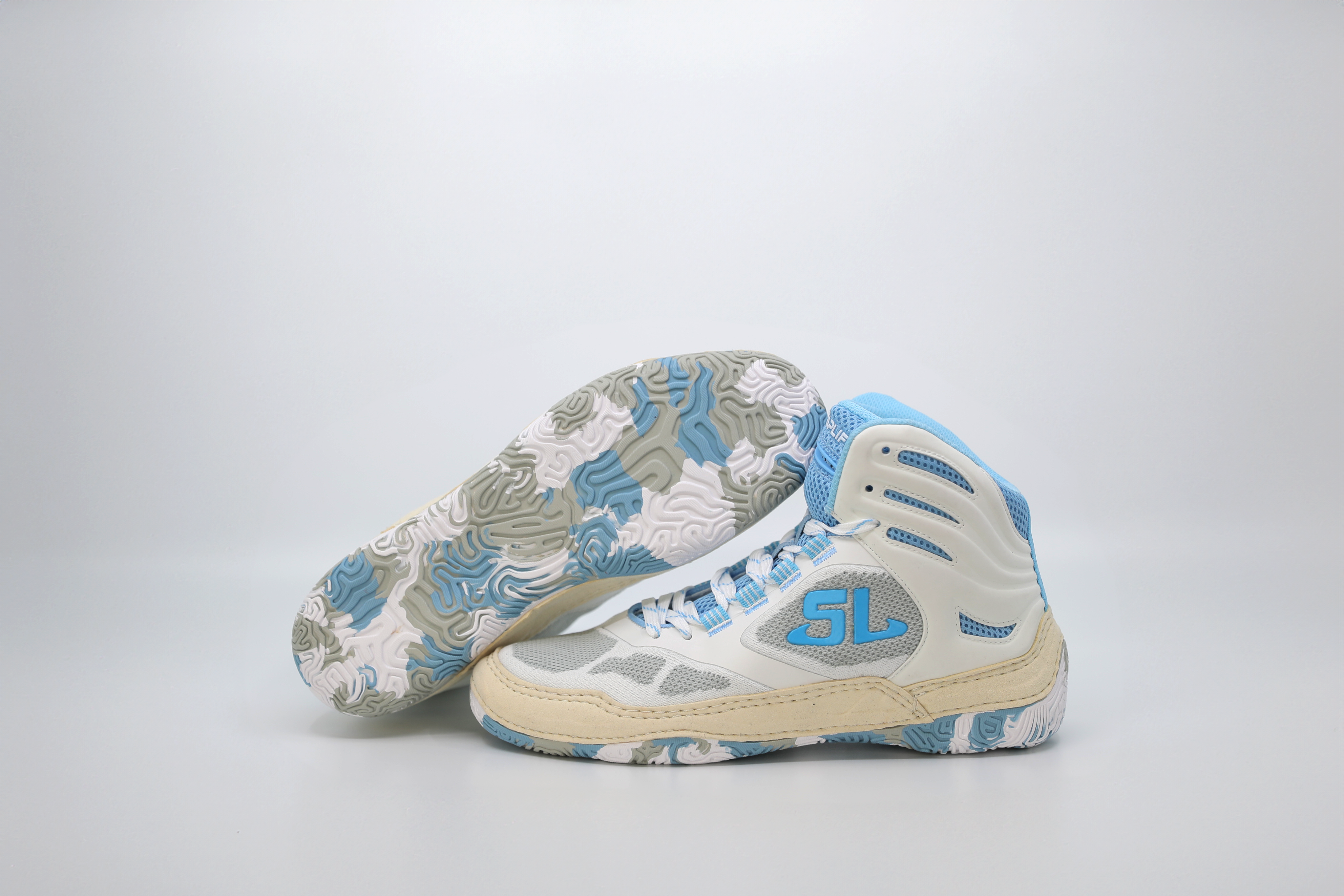 Endurance - Sky Blues Wrestling Shoes Adult Blue COLOR_Blue COLOR_White Easter2025 Email Automation Promos Included endurance Exclud New Releases On Demand Post Regular Priced shoes White