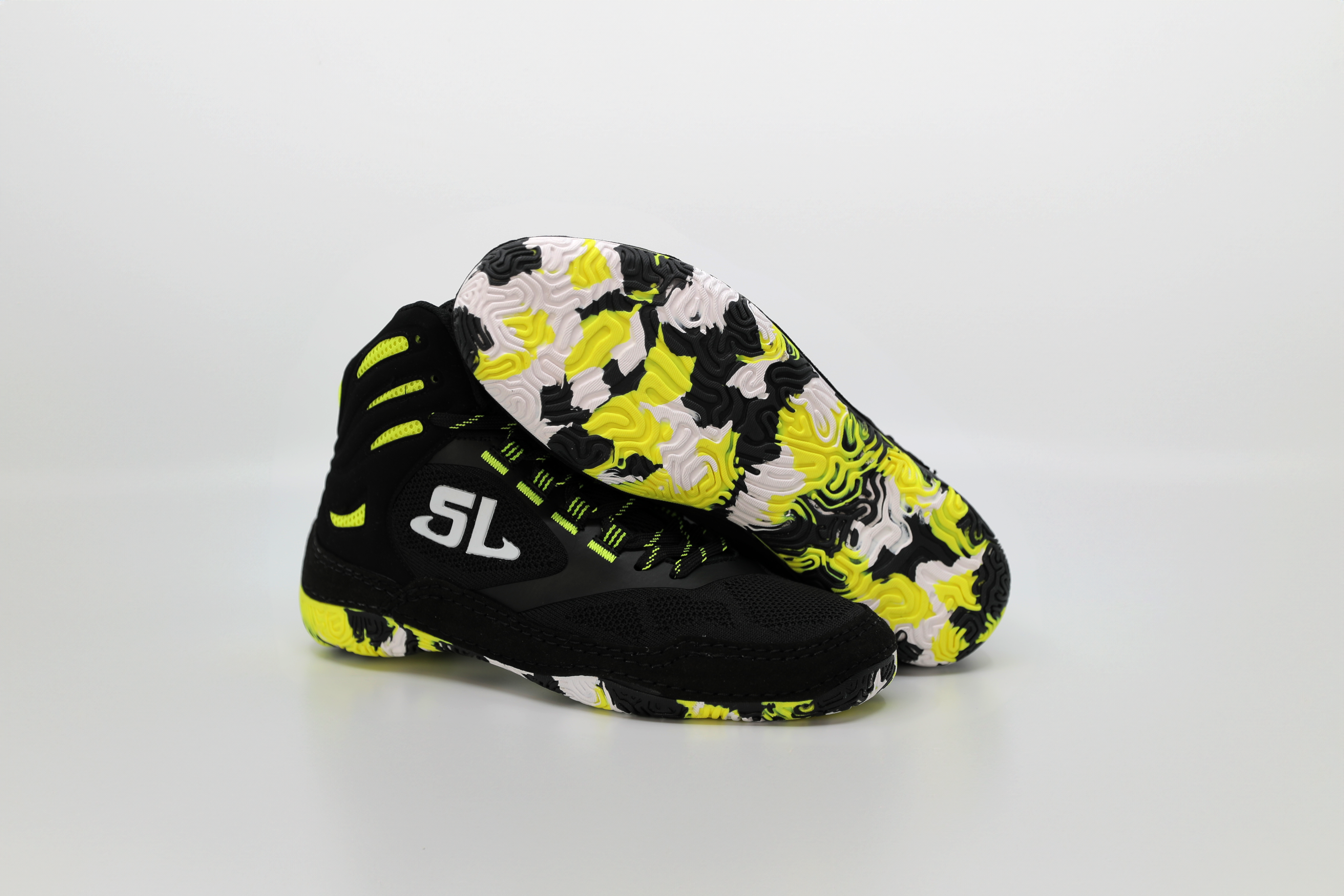 Endurance - Neon Nitros Wrestling Shoes Adult Black COLOR_Black Easter2025 Email Automation Promos Included endurance Exclud New Releases On Demand Post Regular Priced shoes yellow