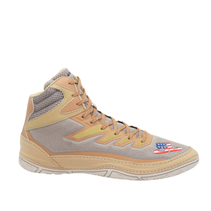 Velocity - Desert Eagles Wrestling Shoes Adult brown COLOR_Cream COLOR_Gray Easter2025 Email Automation Promos Included Exclud grey New Releases On Demand Post Regular Priced shoes tan velocity