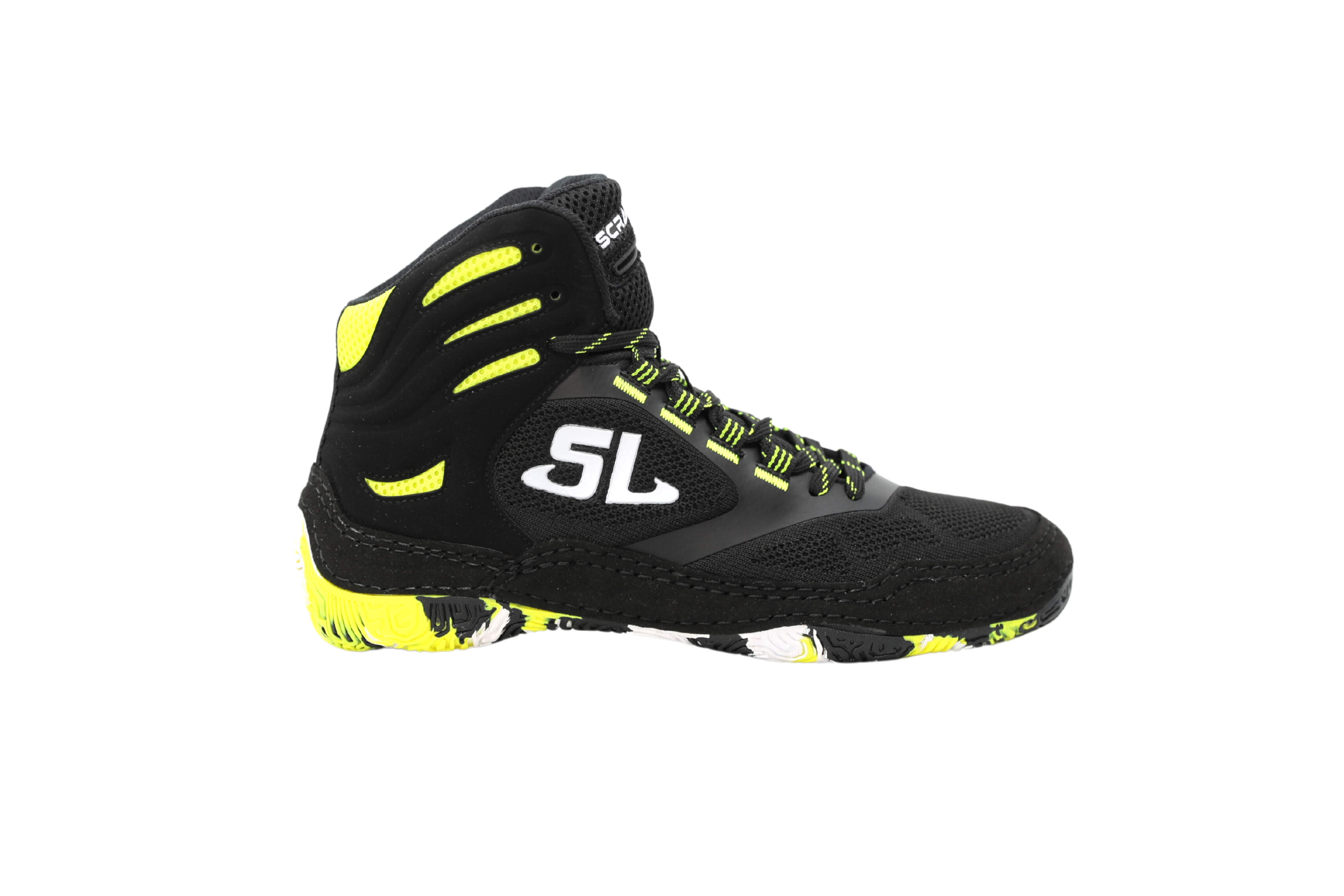 Endurance - Neon Nitros Wrestling Shoes Adult Black COLOR_Black Easter2025 Email Automation Promos Included endurance Exclud New Releases On Demand Post Regular Priced shoes yellow