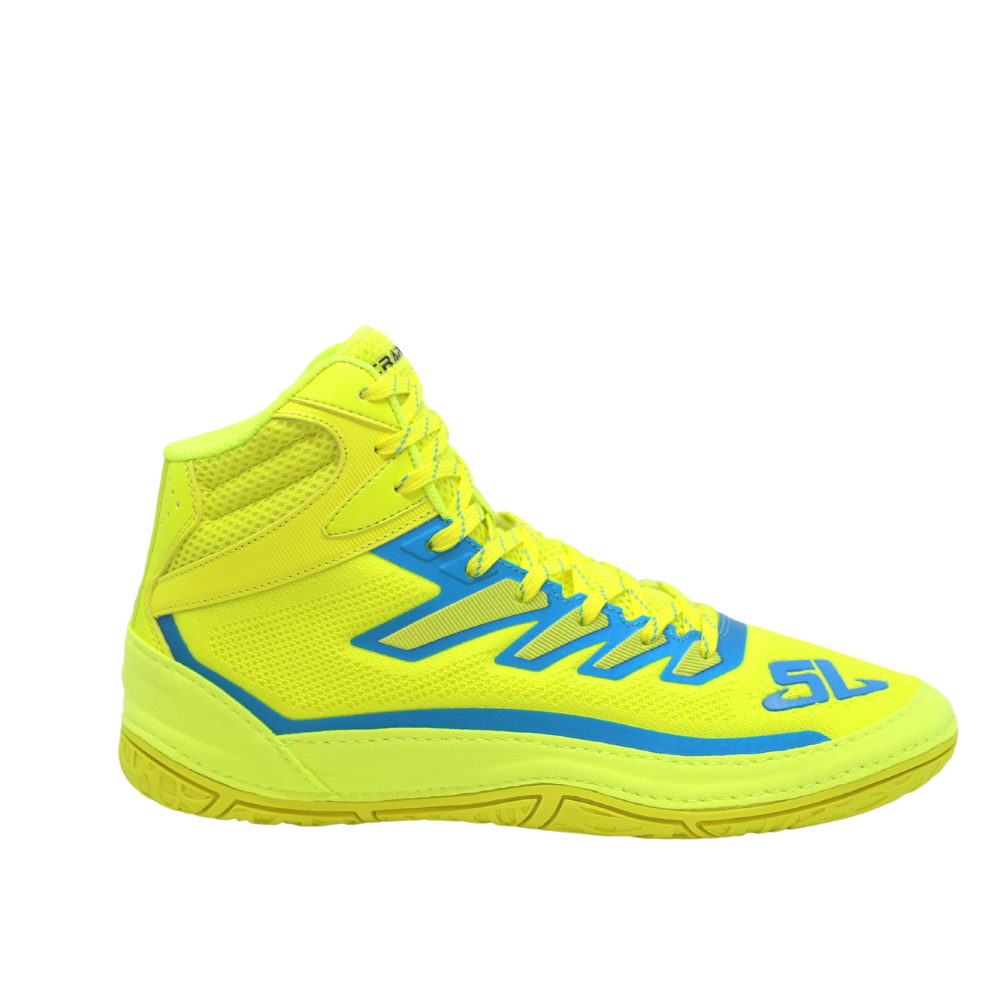 ScrapLife Velocity Men s Wrestling Shoe Ultimate Speed Grip 12 Yellow Teal