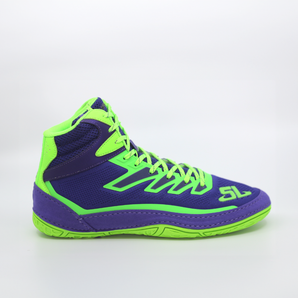 Velocity - Jokers Wrestling Shoes Adult Easter2025 Email Automation Promos Included Exclud Green grey neon neon green New Releases On Demand Post purple Regular Priced shoes velocity