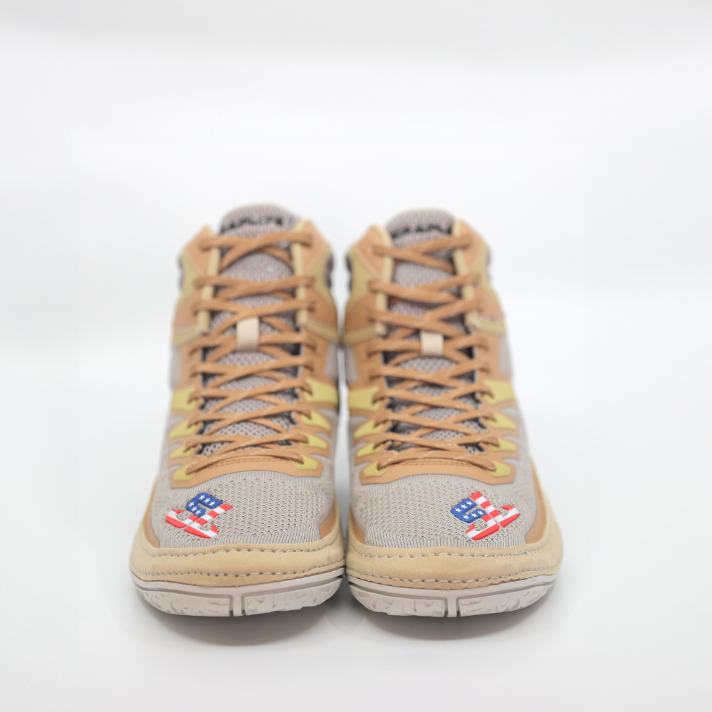 Velocity - Desert Eagles Wrestling Shoes Adult brown COLOR_Cream COLOR_Gray Easter2025 Email Automation Promos Included Exclud grey New Releases On Demand Post Regular Priced shoes tan velocity