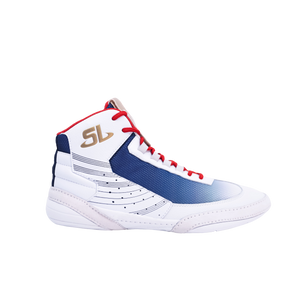 Ascend One - Limited Edition - White/Red/Blue Wrestling Shoes customify customizable Easter2025 shoes