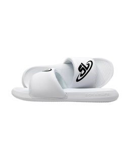 ScrapLife Sport Slides - White With Black Logo Wrestling Shoes 33Sale Accessories BFCM2023 Easter2025 Email Automation Promos Included Exclud Outlet Post Regular Priced SAVE40 shoes Slides stockingstuffers White